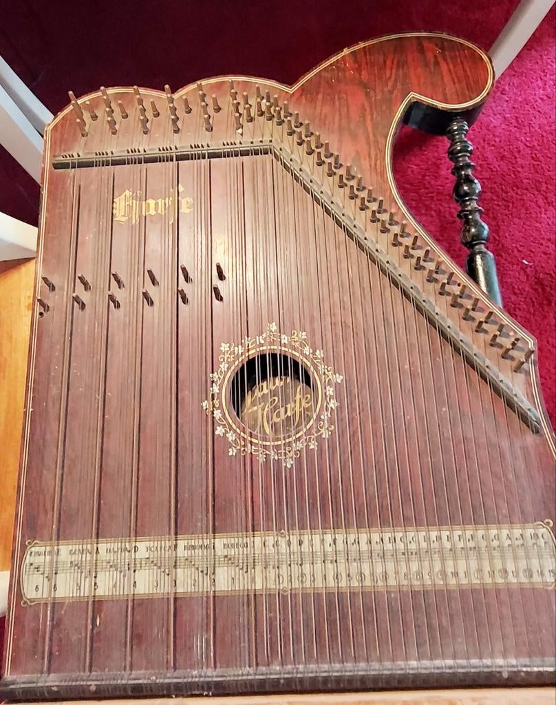 Antieke Concert Mandolin Zither Citer, Ophalen of Verzenden, Gebruikt