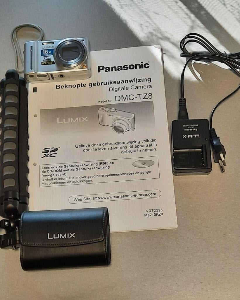 Digitale fotocamera Panasonic DMC TZ8, Ophalen, Compact, Zo goed als nieuw, Overige Merken