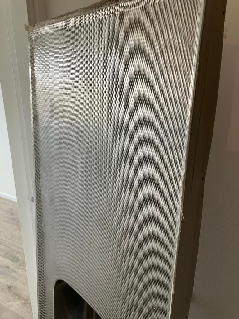 Retro RVS Aanrechtblad - 167x55cm, Huis en Inrichting, Keuken | Keukenelementen, Gebruikt, Minder dan 100 cm, 150 tot 200 cm, 50 tot 75 cm