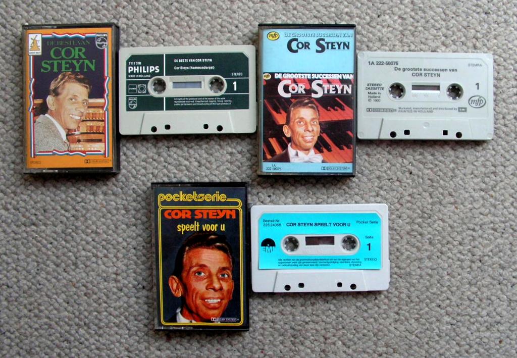 Cor Steyn 3 cassettes €2,50 per stuk 3 voor €6,00 ZGAN, Cd's en Dvd's, Cassettebandjes, 2 t/m 25 bandjes, Ophalen of Verzenden