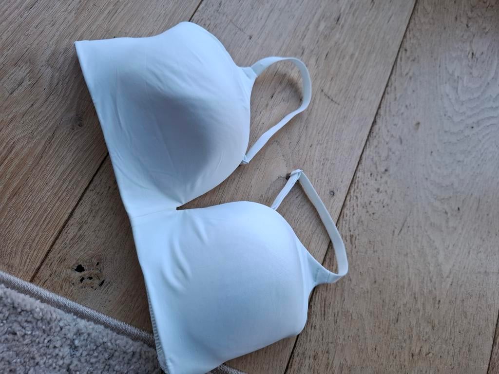 Hema beha bh wit zonder beugel 80 D, Kleding | Dames, Ondergoed en Lingerie, Ophalen of Verzenden, Wit, BH