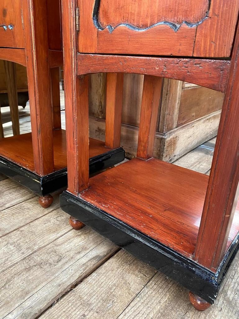 Twee Franse kastjes nachtkastjes, Ophalen, Gebruikt, Minder dan 45 cm