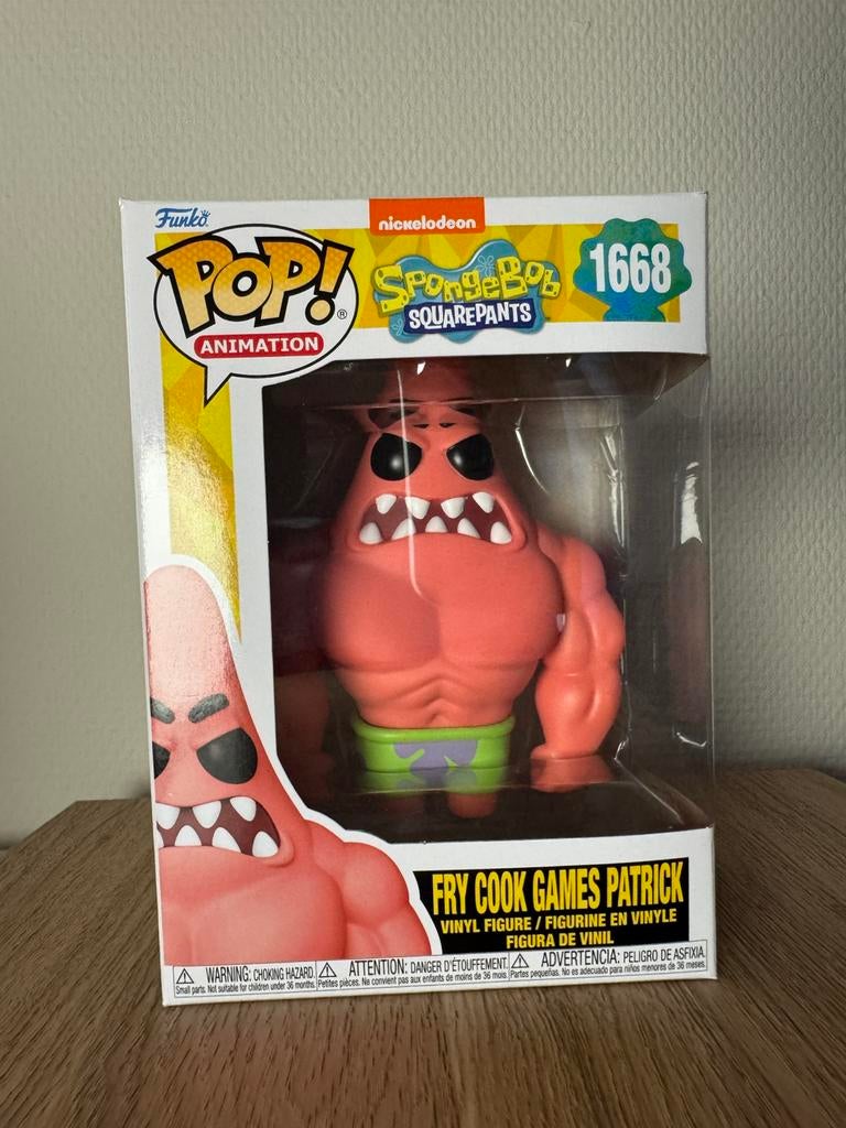 Funko Pop Fry Cook Games Patrick 1668, Ophalen of Verzenden, Nieuw