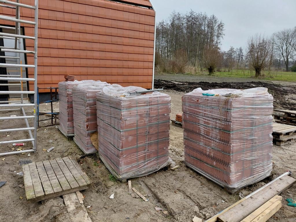 Koramic Actua 10 EB rood engobe dakpannen - 960 stuks, Doe-het-zelf en Verbouw, Dakpannen en Dakbedekking, Steen of Klei, Nieuw