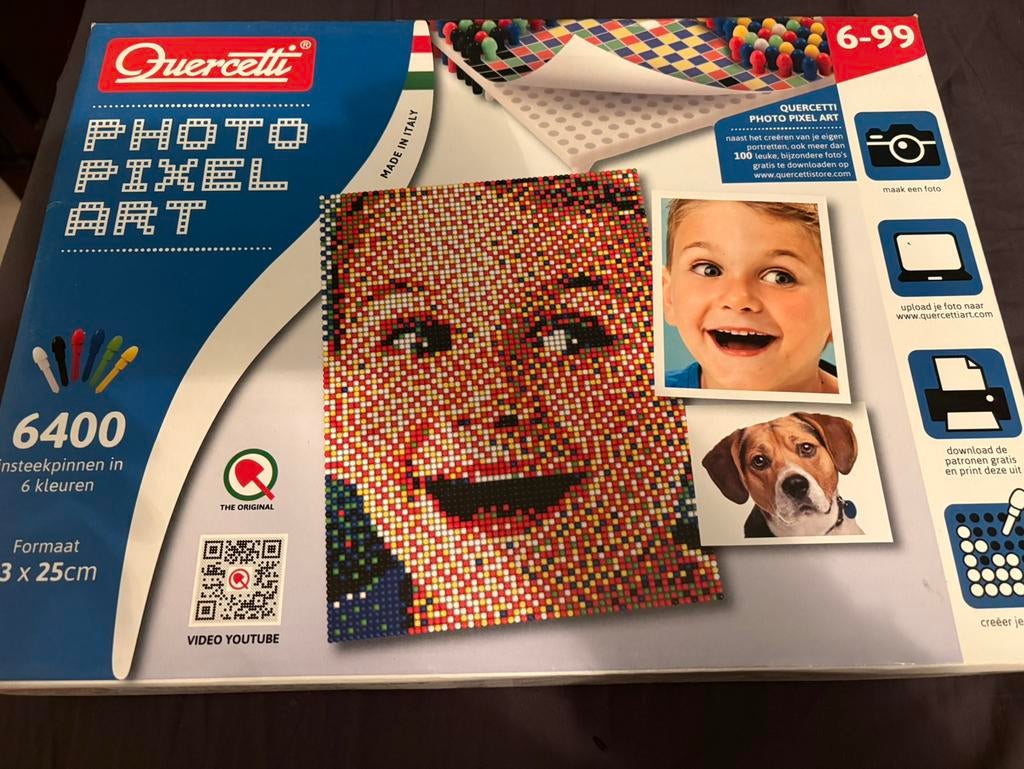 Quercetti photo pixel art. Ongeopend. €10,- (2x beschikbaar), Ophalen of Verzenden, Zo goed als nieuw