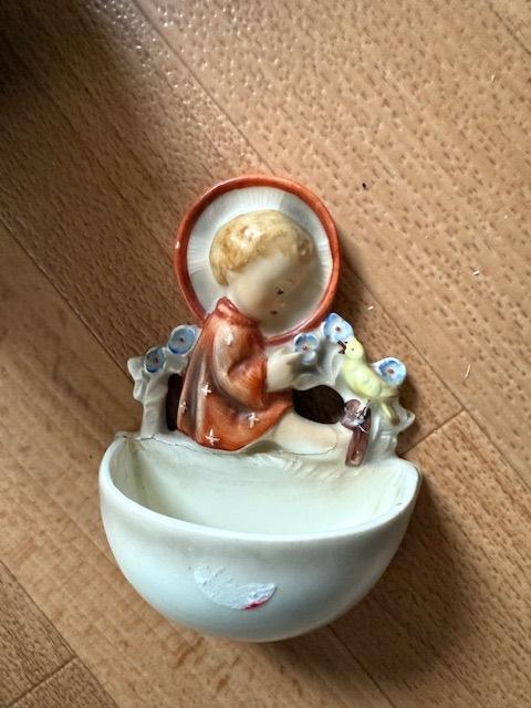 Hummel wijwaterbakje, Verzamelen, Ophalen of Verzenden, Gebruikt, Hummel