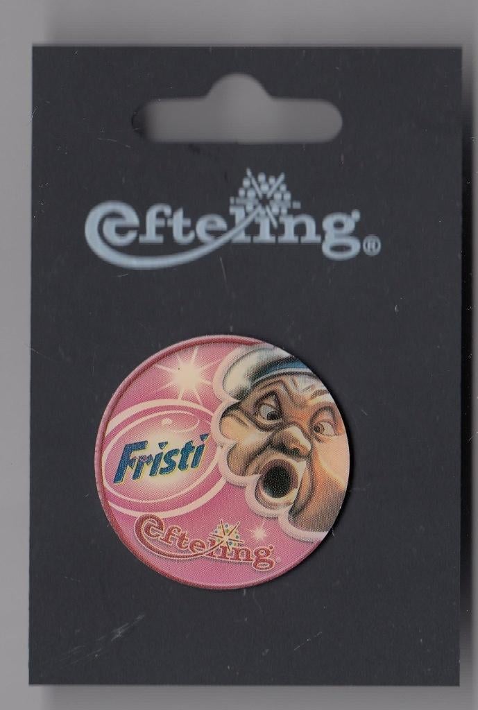 De Efteling Fristi Holle Bolle Gijs pin, Gebruikt, Niet vindbaar, Niet vindbaar, Speldje of Pin