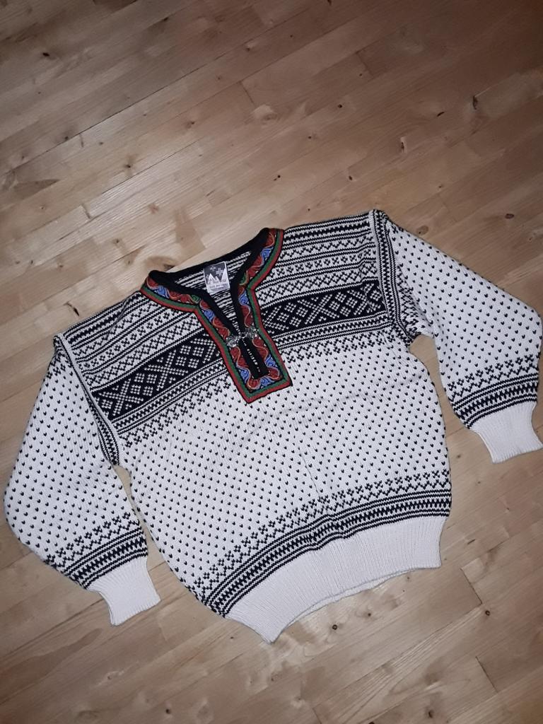 Noorse dames- en herentrui Dale of Norway mt M, Kleding | Heren, Truien en Vesten, Dale of Norway, Maat 48/50 (M), Wit, Ophalen of Verzenden