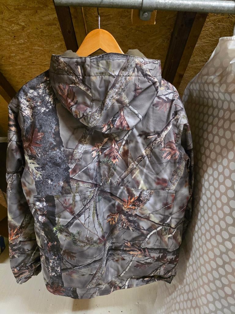 Camouflage jas, Kleding | Heren, Jassen | Winter, Solognac, Verzenden, Overige maten, Zo goed als nieuw