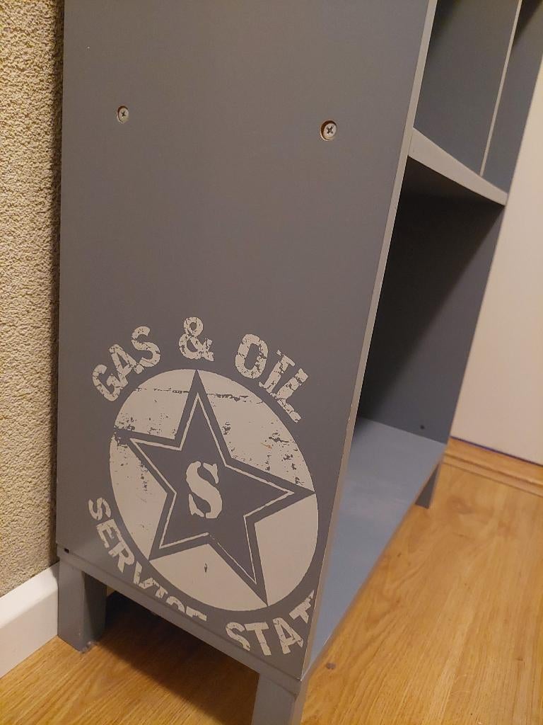 Boeken  kast kinderkamer stoer lief, Ophalen, Gebruikt, Kast, 105 cm of meer