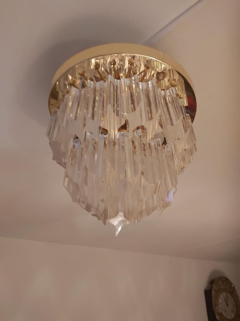 Novaresi met kristallen design plavonnire origineel, Ophalen of Verzenden, Zo goed als nieuw