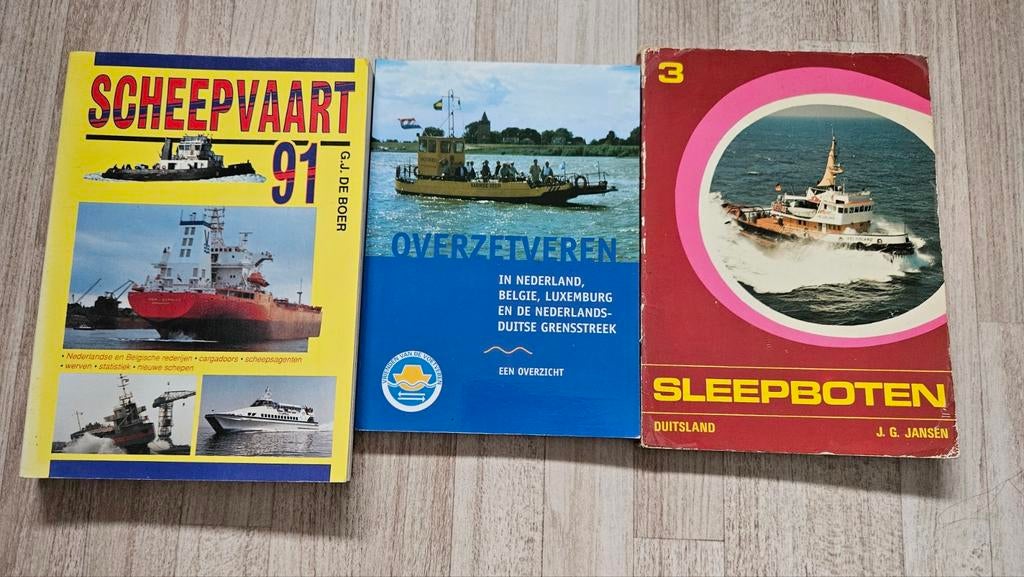 Diverse scheepvaart boeken, Ophalen of Verzenden, Gebruikt, Motorboot of Zeilboot, Boek of Tijdschrift