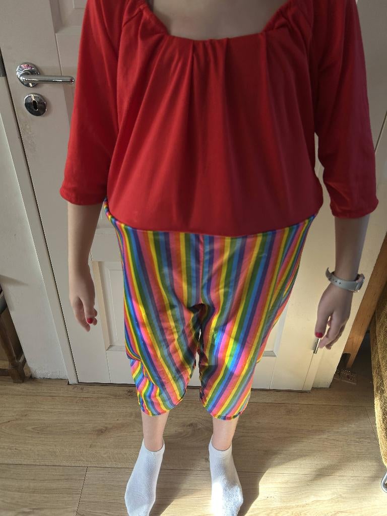 Carnavalskleding - clownspakje, Ophalen of Verzenden, Gebruikt, Jongen of Meisje