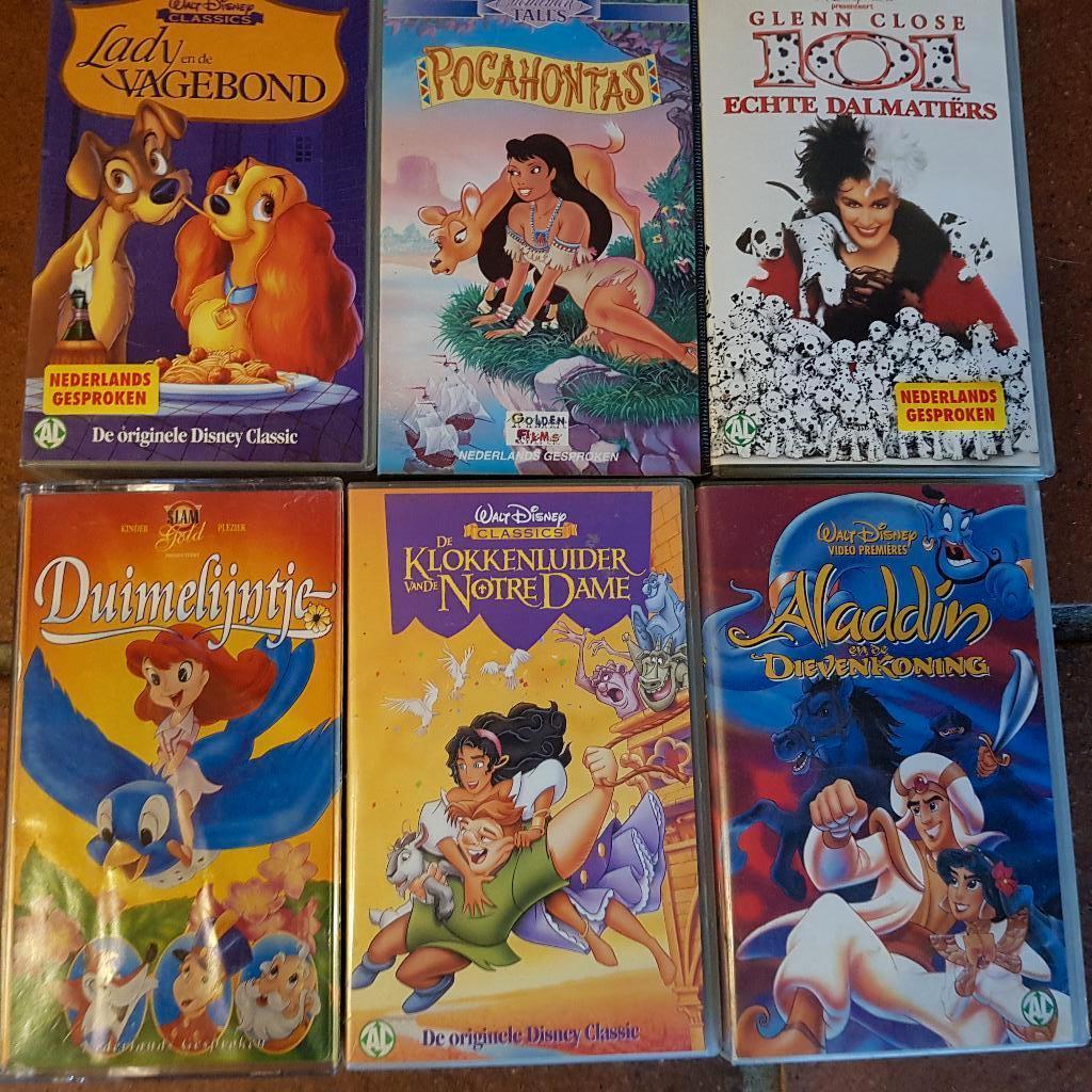 KInder videobanden, Cd's en Dvd's, VHS | Kinderen en Jeugd, Gebruikt, Alle leeftijden, Kinderprogramma's en -films, Overige typen