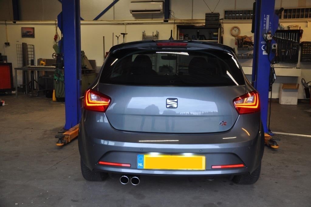 RVS duplex dubbele uitlaat einddemper voor onder elke auto, Ophalen, Nieuw, Overige automerken