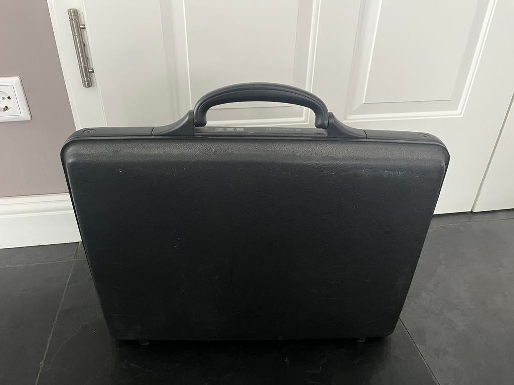 Samsonite aktekoffee zwart, Ophalen, Gebruikt, Hard kunststof, Minder dan 50 cm
