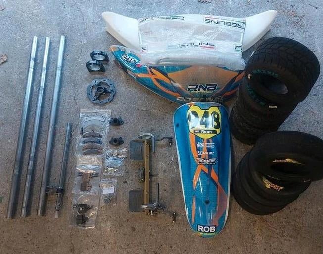 Mini kart Le Clerc/Birel Onderdelen. Pedaal inkortset OTK, Ophalen of Verzenden, Gebruikt, Kart