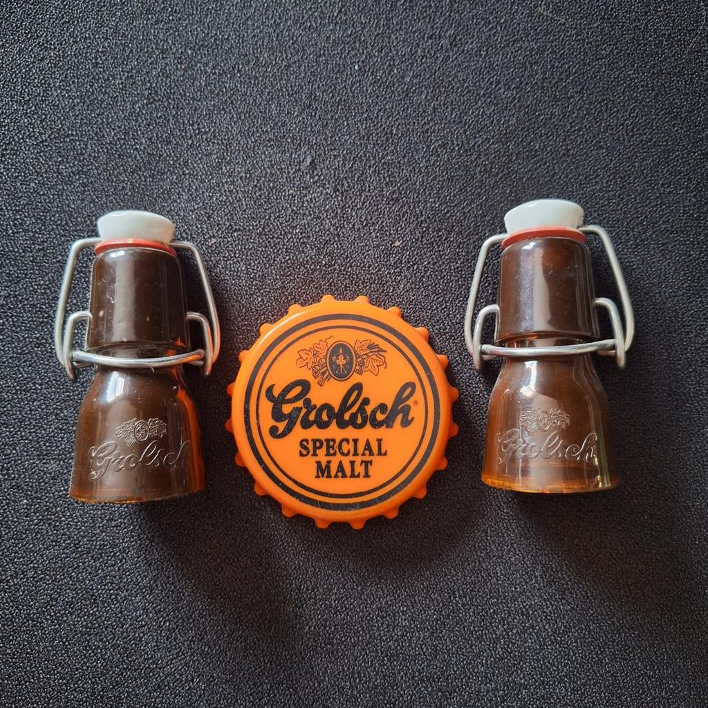 Grolsch Beugels en kroonkurk, Ophalen of Verzenden, Gebruikt