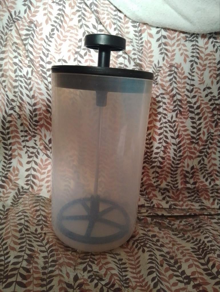 Melkopschuimer - Handmatig, Ophalen of Verzenden, Gebruikt, Handmatige melkopschuimer