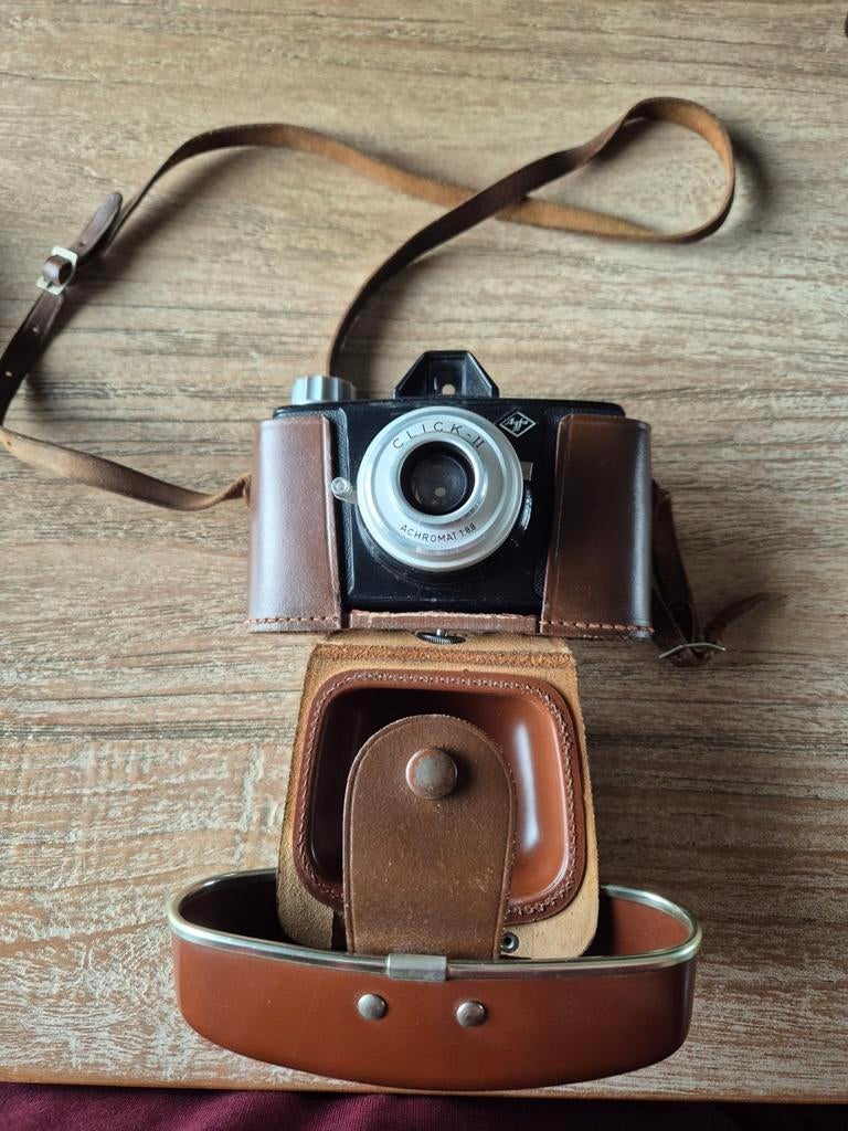 Agfa Click II Achromat Vintage Camera, Ophalen of Verzenden, Gebruikt, Compact, Overige Merken