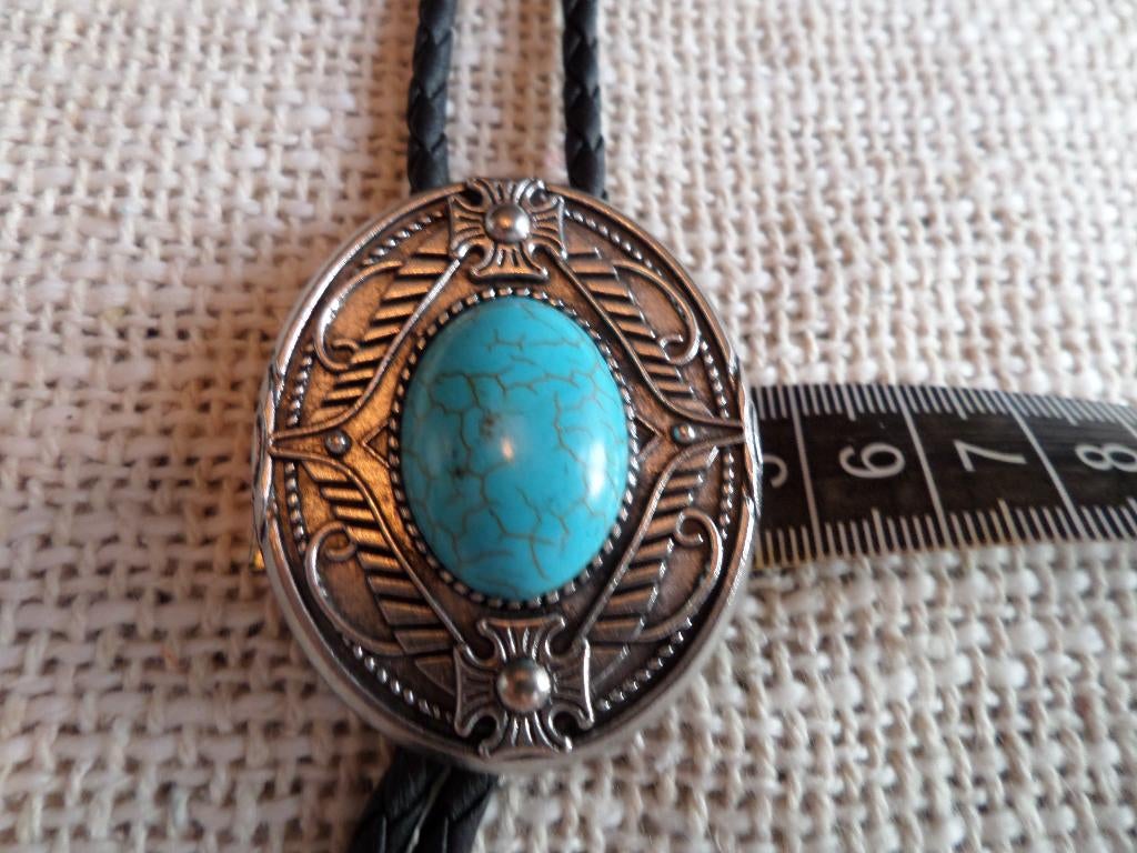 Western Amerikaanse stropdas. (Bolo tie), Ophalen of Verzenden, Nieuw, Western, Met patroon