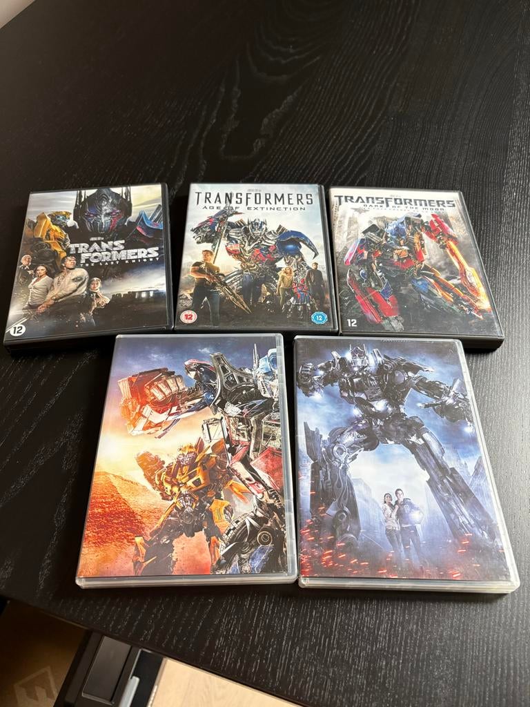 Transformers films dvd. Deel 1 t/m 5, Cd's en Dvd's, Dvd's | Tekenfilms en Animatie, Ophalen of Verzenden, Zo goed als nieuw, Amerikaans
