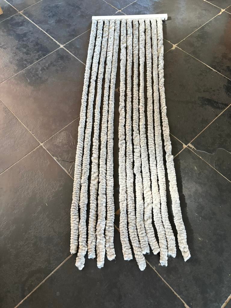 Retro hor / kattenstaart / vliegengordijn, Gebruikt, Grijs, Retro, 50 tot 100 cm