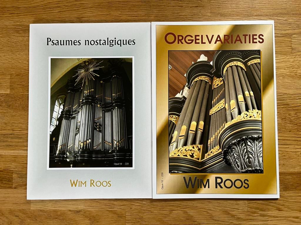 Bladmuziek Wim Roos, diverse delen, Muziek en Instrumenten, Bladmuziek, Orgel, Nieuw, Ophalen of Verzenden, Religie en Gospel
