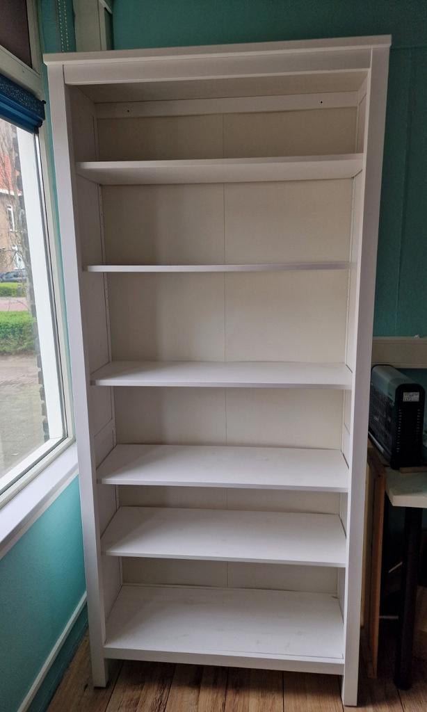 Hemnes boekenkast wit, Ophalen, 50 tot 100 cm, Zo goed als nieuw, 150 tot 200 cm