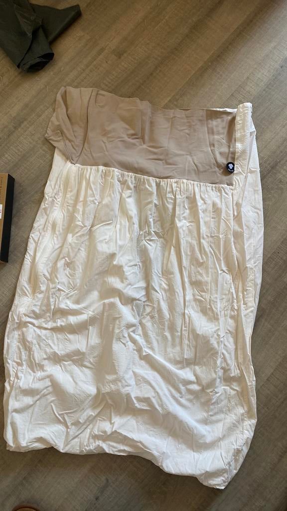 NUNKI lakentje sand kleurig - ledikant formaat, Ophalen, Zo goed als nieuw, 100 cm of meer, Deken