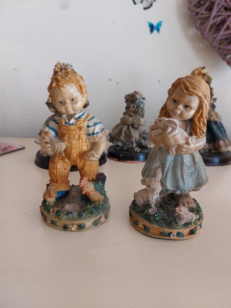 Setje beeldjes kinderen, Ophalen