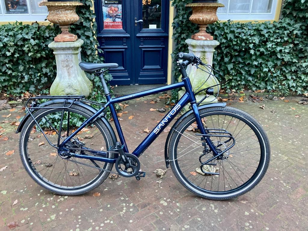 Santos Travelmaster 3+ Rohloff H53 - Theo, 28 inch, 10 tot 15 versnellingen, Zo goed als nieuw, 53 tot 57 cm