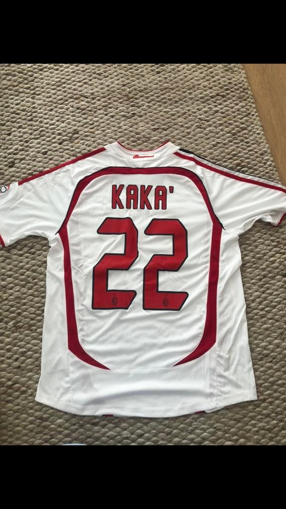 Kaka AC Milan retro voetbalshirt maat S, Sport en Fitness, Voetbal, Ophalen of Verzenden, Zo goed als nieuw, Shirt