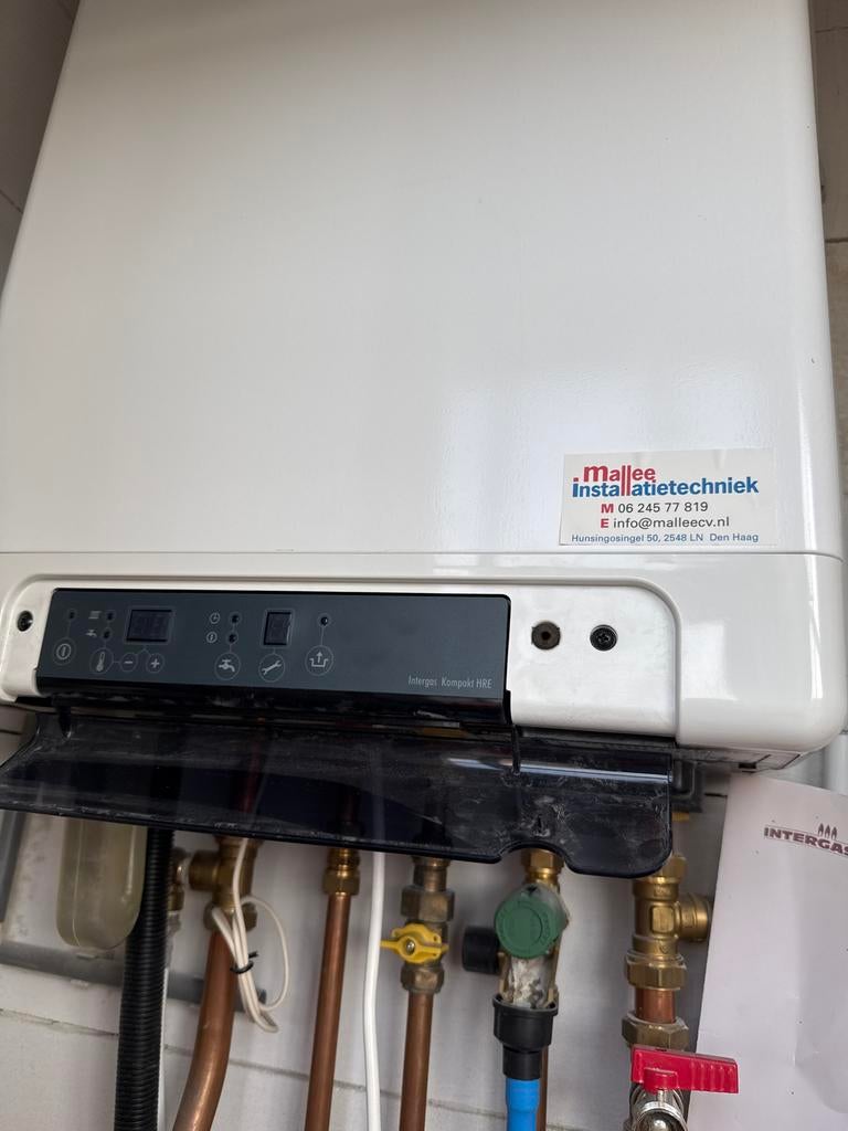 2 Intergas combi cv ketels , bouwjaar 2014, Ophalen, Gebruikt, Hoog rendement (Hr), Cv-ketel of Combi-ketel