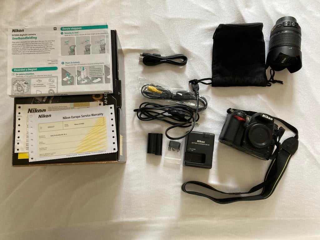 D7000 kit 18-105 lens, Gebruikt, Spiegelreflex, Ophalen of Verzenden, Nikon