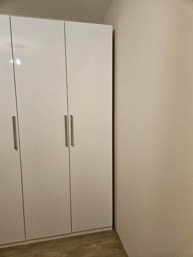 IKEA PAX Kast + 3 x Lades + Hoogglans deuren, Gebruikt, 200 cm of meer, 50 tot 100 cm, 50 tot 75 cm