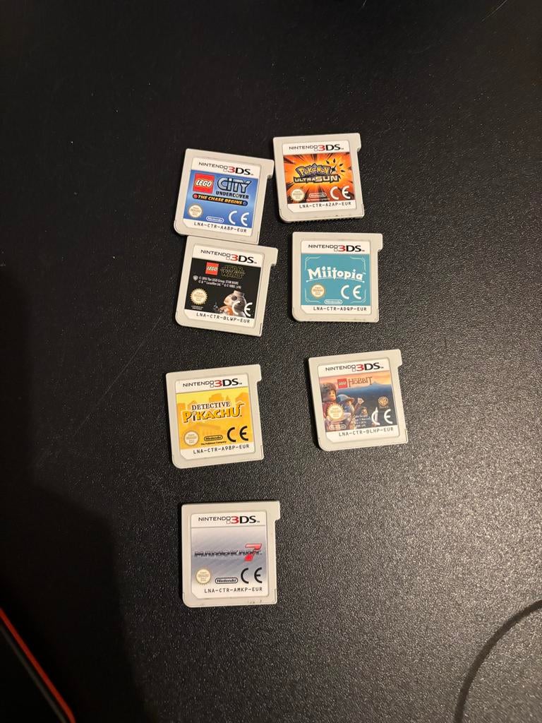 Nintendo 3DS XL met 7 spellen en hoesje, Gebruikt, Overige genres, 1 speler, Ophalen of Verzenden