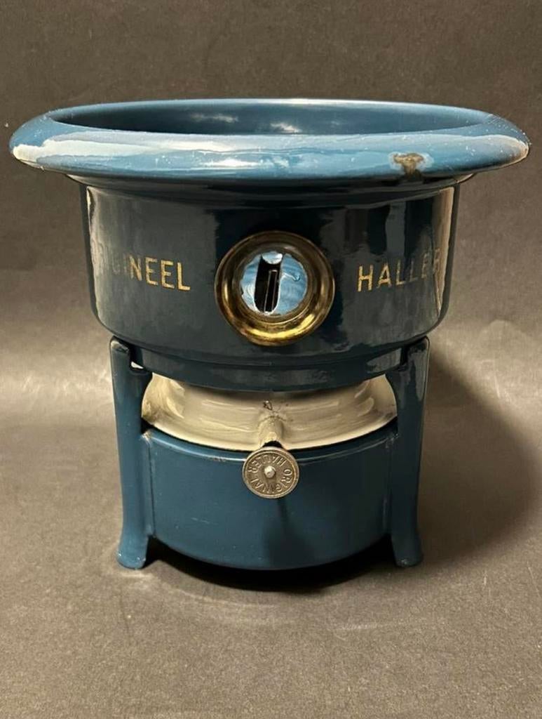 1-Pits Petrolblauw Haller Petroleumstel, Ophalen of Verzenden