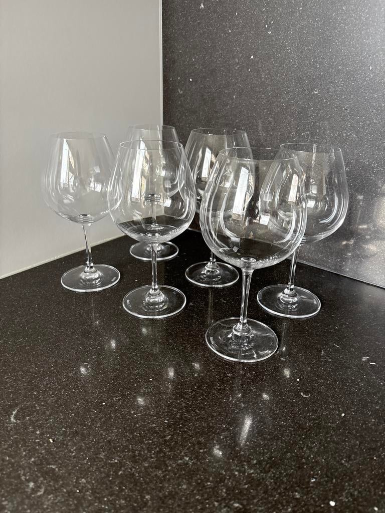 Set van 6 Riedel wijnglazen - Perfect voor wijnliefhebbers, Ophalen of Verzenden
