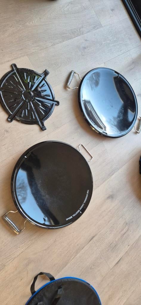 Pannen voor de skottel braai, Tuin en Terras, Gasbarbecues, Ophalen of Verzenden, Zo goed als nieuw, Cadac