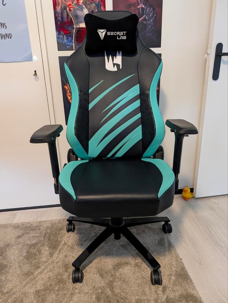 SecretLab Titan 2020 League of Legends bureaustoel, Ophalen, Gaming bureaustoel, Gebruikt, Zwart