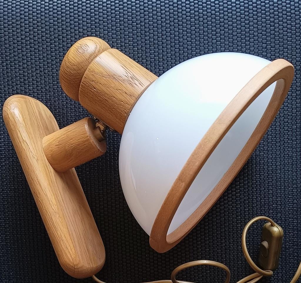 Steinhauer wandlamp -''Mushroom'' - Dutch design 70/80 er, Ophalen of Verzenden, Zo goed als nieuw, Overige materialen, Hollands  design  - vintage  Mushroom   seventies