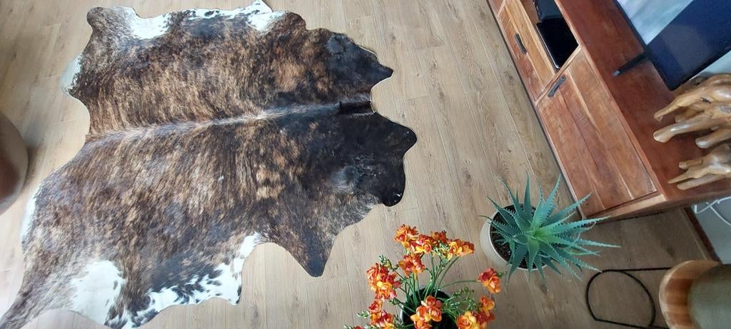 Koeien kleed, Ophalen, Bruin, 150 tot 200 cm, 200 cm of meer