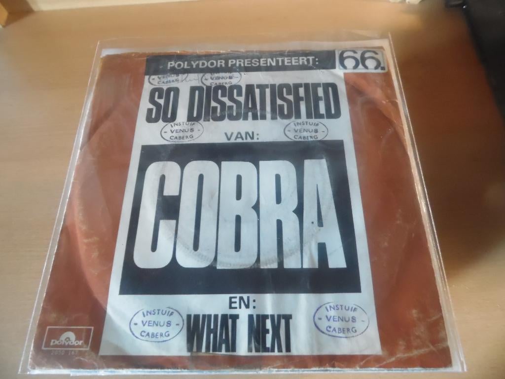 cobra. so dissatisfied., Cd's en Dvd's, Vinyl Singles, Ophalen, Gebruikt, Overige genres, 7 inch