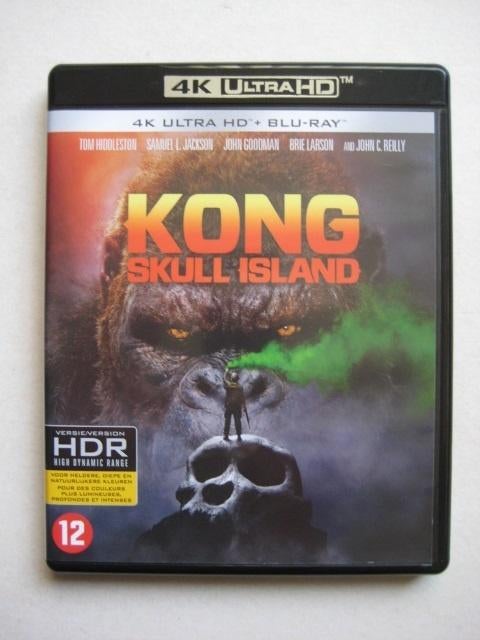 Kong Skull island 4K Blu Ray films Bluray, Cd's en Dvd's, Blu-ray, Ophalen of Verzenden, Nieuw in verpakking, Actie