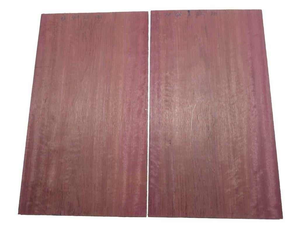 Amarant Riegel hout Purpleheart Curly 72x41cm x 22mm, Ophalen of Verzenden