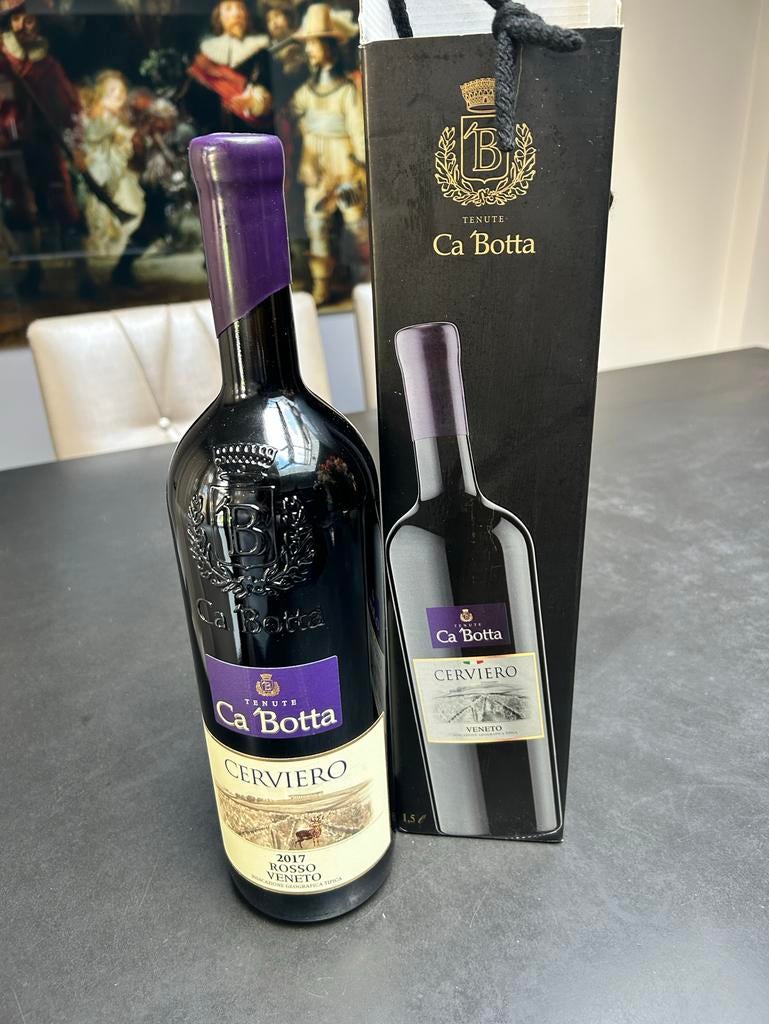 Tenute Ca’ Botta – Cerviero Rosso Veneto 2017 Magnum, Ophalen of Verzenden, Nieuw, Italië, Rode wijn
