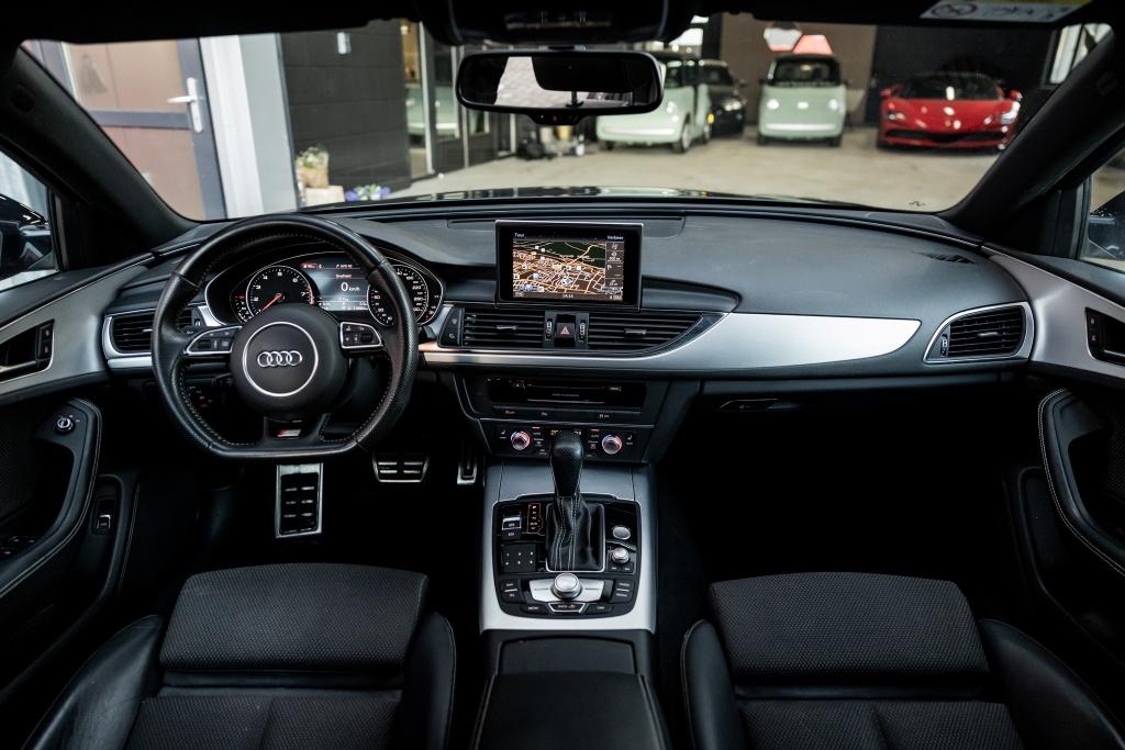 Audi A6 Avant 1.8 TFSI u. Adv. Sp. (bj 2018, automaat), 12 maanden, 4 cilinders, Blauw, Leder en Stof