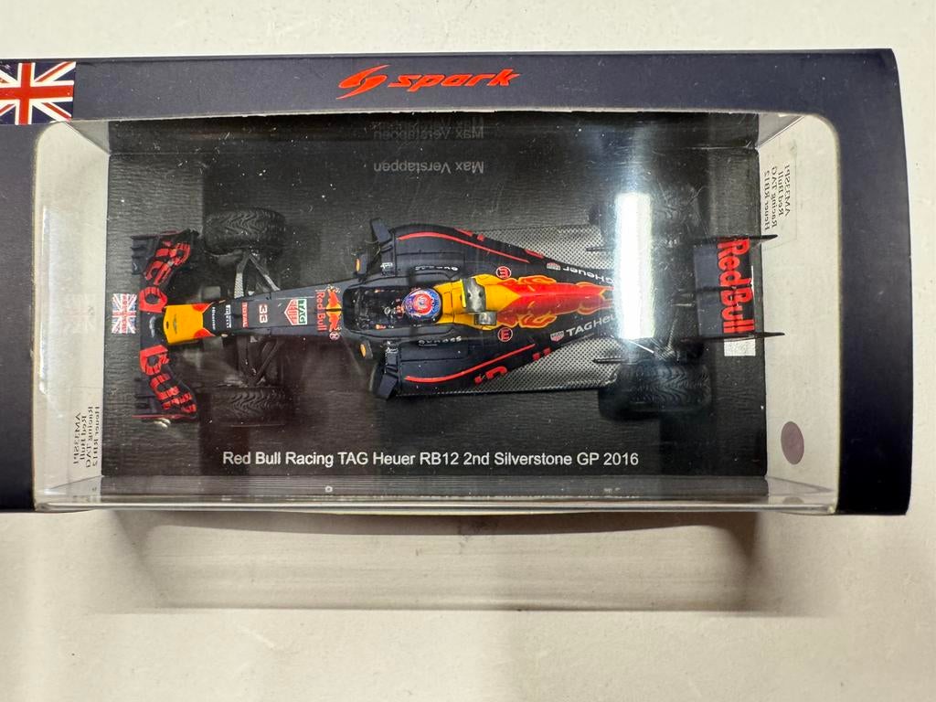Max Verstappen 1:43 RB12, Ophalen of Verzenden, Zo goed als nieuw, Auto, Overige merken