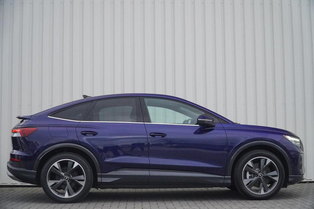 Audi Q4 Sportback e-tron 40 204pk Advanced Edition 77 kWh |, Auto's, Automaat, 12 maanden, Gebruikt, Zwart